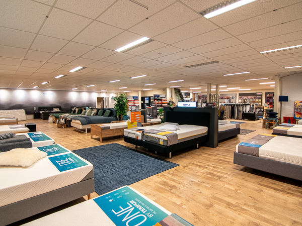 Slagter wonen en slapen Ten Boer matrassen en bedden afdeling